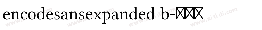 encodesansexpanded b字体转换